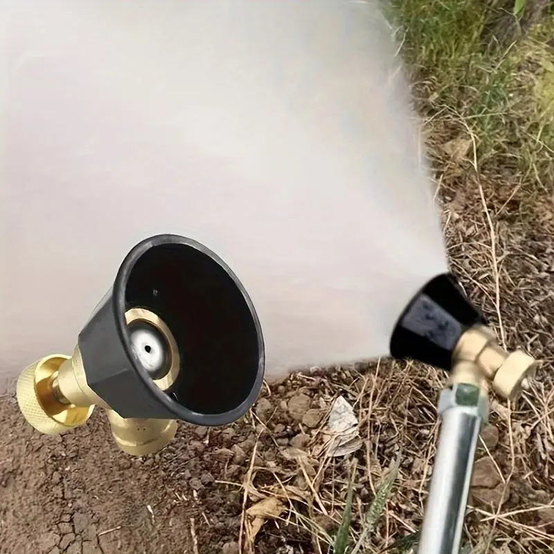 1pc Agricultural High-Pressure Air Vortex Spraying Nozzle Adjustable Water Outlet Nozzle For Flower Grass Gardening Sprink Sprinkler