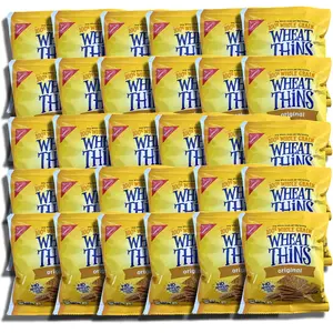 Wheat Thins Whole Grain Cracker Wheat Thins 1.75 Oz, 30 Pack