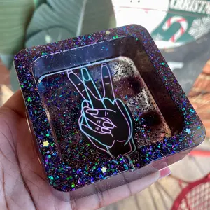 Galaxy Peace Square Tray