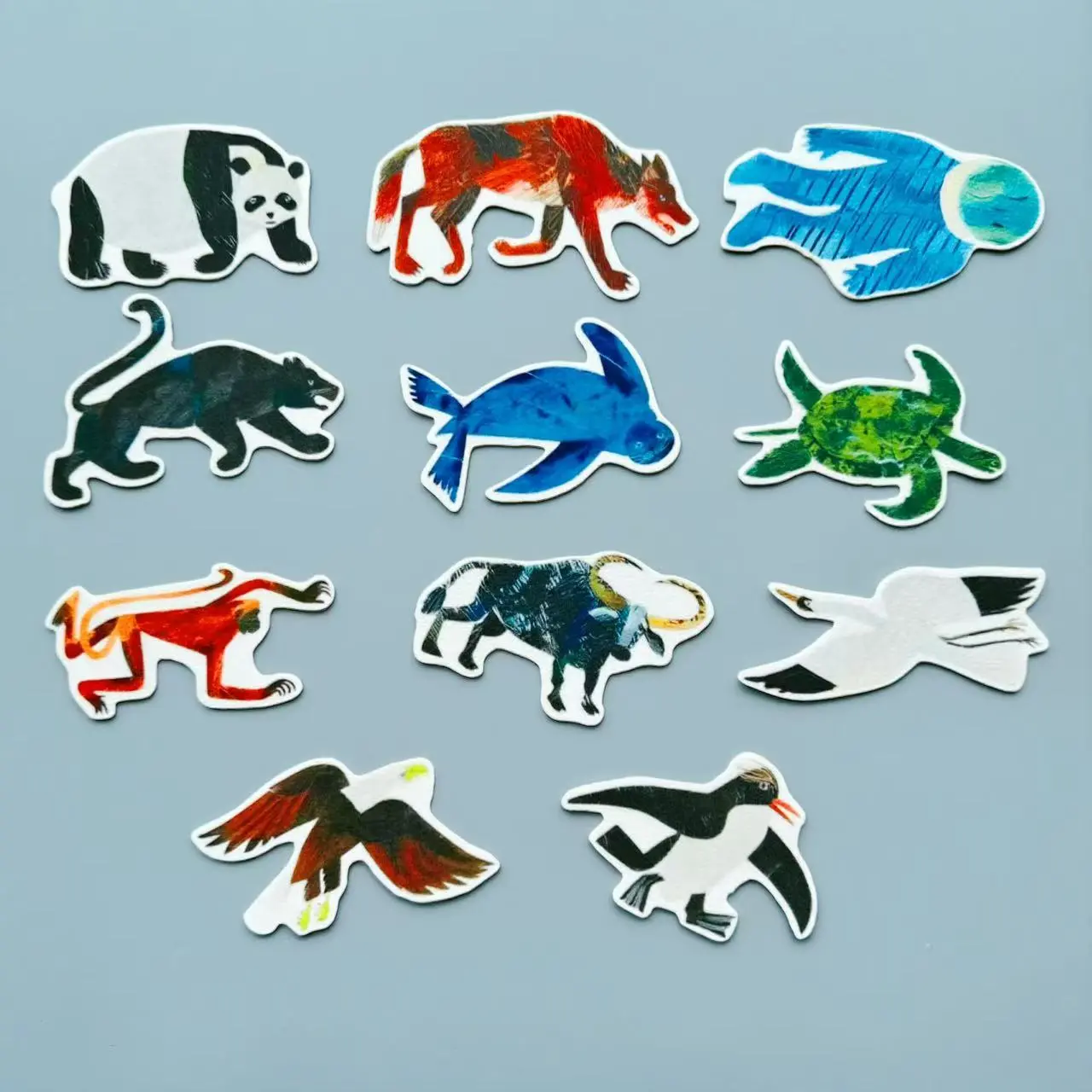 Interactive Classroom Kit Panda Bear What Do You See Felt Board and Flannel Board Set, Visual Learning Tools, Educational Teaching Supplies, School Supplies for Kids, Preschool Learning Materials