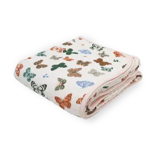 Original Cotton Muslin Quilt - Butterflies