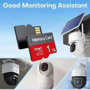 2-Pack × 1TB Memory card - TF/SD memory card, suitable for smart phones, cameras, tablet computers and other devices, PSP game memory card with adapter micro tf Micro SD card