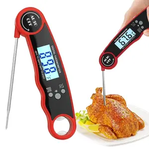Multifunctional Digital Meat Thermometer, 1 Count Instant Read Kitchen Thermometer, Practical Kitchen Accessories for Grill and Cooking, Food Thermometer