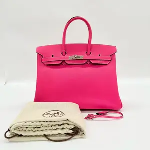 Pre-owned HERMÈS Birkin 35, Candy Pink Togo Leather, Square O Stamp, Made in 2011, Base Width 35cm,N 23503235 Accessories: Dust Bag, Lock & Keys
