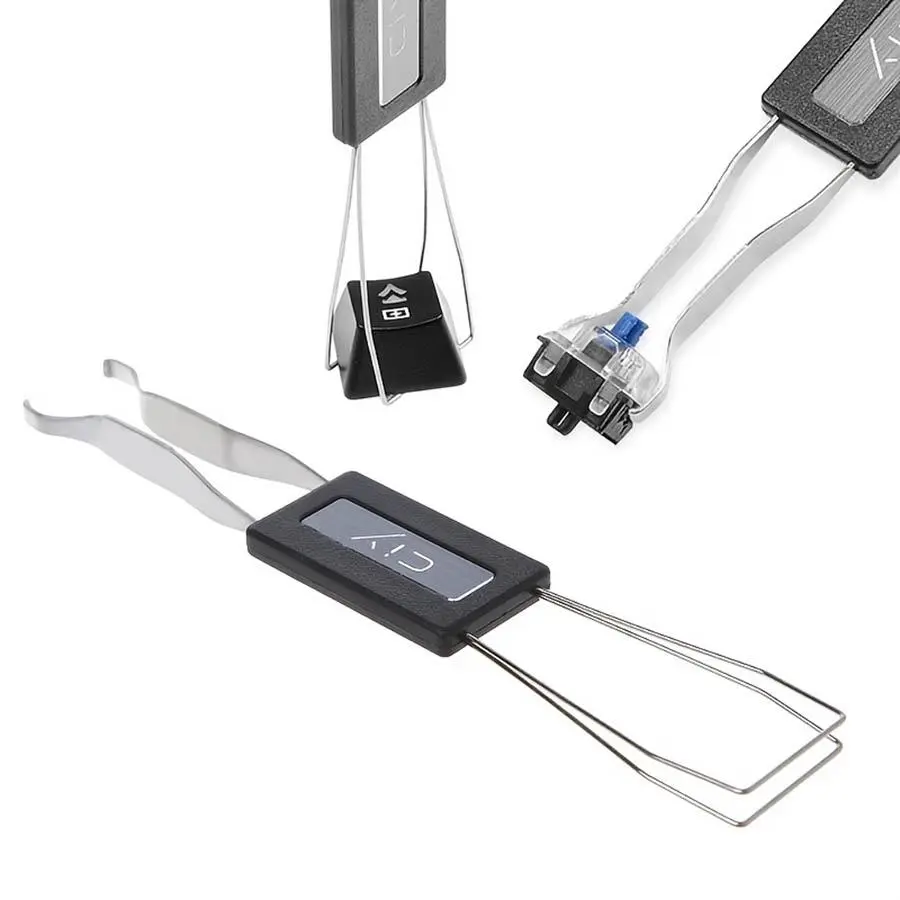 2 In 1 Multipurpose Keycap Switch Puller, Keycap Removal Tool, Keycap Clamp, Dual-Purpose Key & Shaft Puller, Universal Keyboard Repair Tool