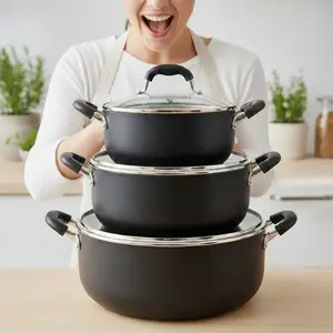 3-Piece Stainless Steel Boiler Set, Easy to Clean