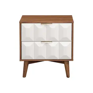 Ginny - Nightstand - Dark Brown