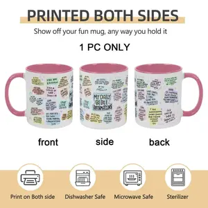 My Daily Christian Mug 15oz with Bible Verse and Scripture for Christmas & Halloween Birthday Gift Jesus Christ Bible Positive Ceramic Classic Beverage Cup