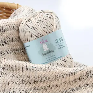 KnitPal GentleBliss Soft Baby Yarn – 4 Skeins (880 Yds / 400g), Acrylic DK Weight for Knitting & Crochet