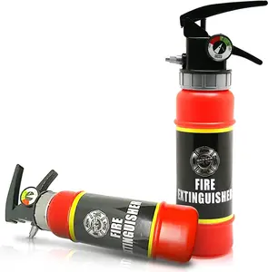 Fire Extinguisher Squirter Toy - Pack of 2 - 9" Water Extinguisher with Realistic Design - Fun Outdoor Summer Toy for Boys and Girls - Great Fireman Toy for Kids, Novelty Gag Gift