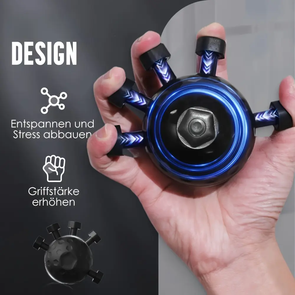 High-Intensity Finger & Forearm Strength Trainer Adjustable Grip Strengthener with Textured Surface for Guitar Climbing Sports Training Durable Hand Muscle Exerciser Perfect Valentine's Day Gift Blue Pink Black Grip Trainer