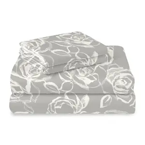 Pizuna Pure 100% Cotton Sheets, Luxurious 400 Thread Count Cotton Sateen Sheets