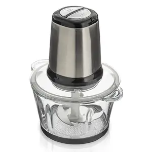 Eternal Living 8 Cup Food Processor for Home Cooking - Slices, Shreds, Minces & Purees with Stainless Steel Blades and BPA-Free Glass Bowl