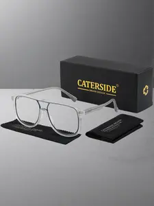 Unisex Tr90 Frame Glasses, Anti- Light Lens, Casual Style, All Season Use, Perfect Gift for Outdoor Beach Parties & Driving