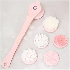 Electric Body Brush for Shower, Rotating Back Scrubber, Waterproof Rechargeable, Deep Cleansing