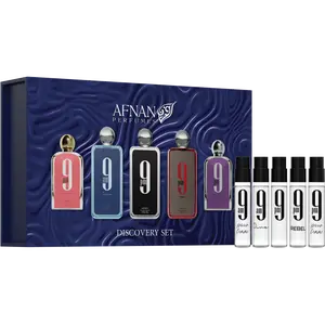 Afnan 9 Series Discovery Kit – Unisex Miniature Perfume Set (5 x 2ml Vials)
