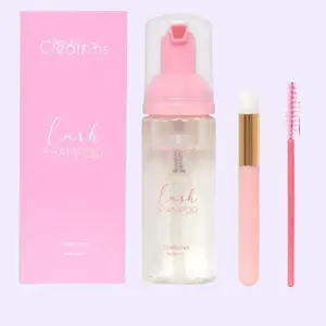 Beauty Creations Lash Shampoo & Makeup Remover - Eyelash Foam Cleanser, Gentle Natural Extract Formula, Multi-Use for Cosmetic Brushes, Suitable for All Skin Types, Single Item