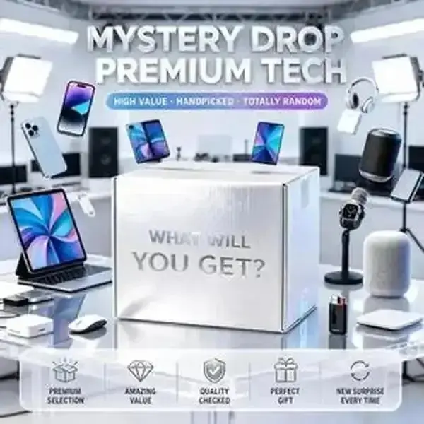 Ultimate Mega Mystery Box! Win Random Smartphones, Headphones & Must-Have Electronics – Experience Unforgettable Unboxing Excitement, Premium Durable Builds, and Claim This Viral Box for Incredible Tech Surprises Today !