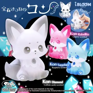 iBloom Squishy Kon the Jewel Fox Kawaii Soft Scented Slow Rising Stress Relief