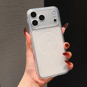 Matte Translucent Skin-Friendly Flexible Soft TPU Case for iPhone 17 16 15 14 13 12 Pro Max, Ultra-Slim Lightweight Shockproof Protective Cover Wireless Charging Compatible