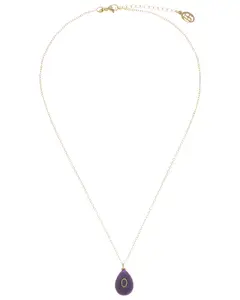 Amethyst stone Dainty necklace