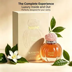 Eau De Parfum for Women Men 100ML, Vanilla Caramel Gourmand Sweet Fragrance, Honey Amber Musk, Long Lasting Unisex Scent, Vanilla Voyage, Edp Perfume Fragrance