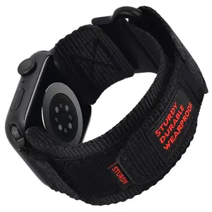 Polyester loop watch strap, Smart watch straps, compatible with Apple Watch series 11/10/9/8/7/6/5/4/SE/Ultra outdoor sports strap with woven design, suitable for 49MM, 46MM, 42MM, 44MM, 45MM men's watch straps