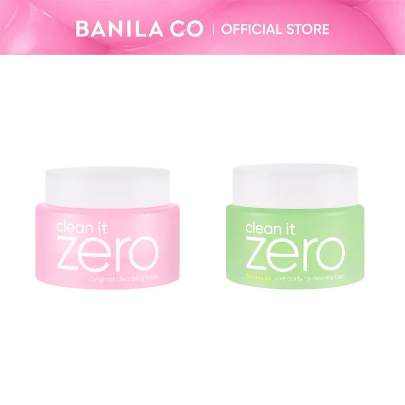 BANILA CO Clean It Zero Cleansing Balm Travel Size (25ml/50ml) | Original & Pore Clarifying | Gentle Makeup Remover & Hydrating Cleanse | Korean Cleansing Balm | Self-Care Spa Experience for All Skin Types & Oily Skin