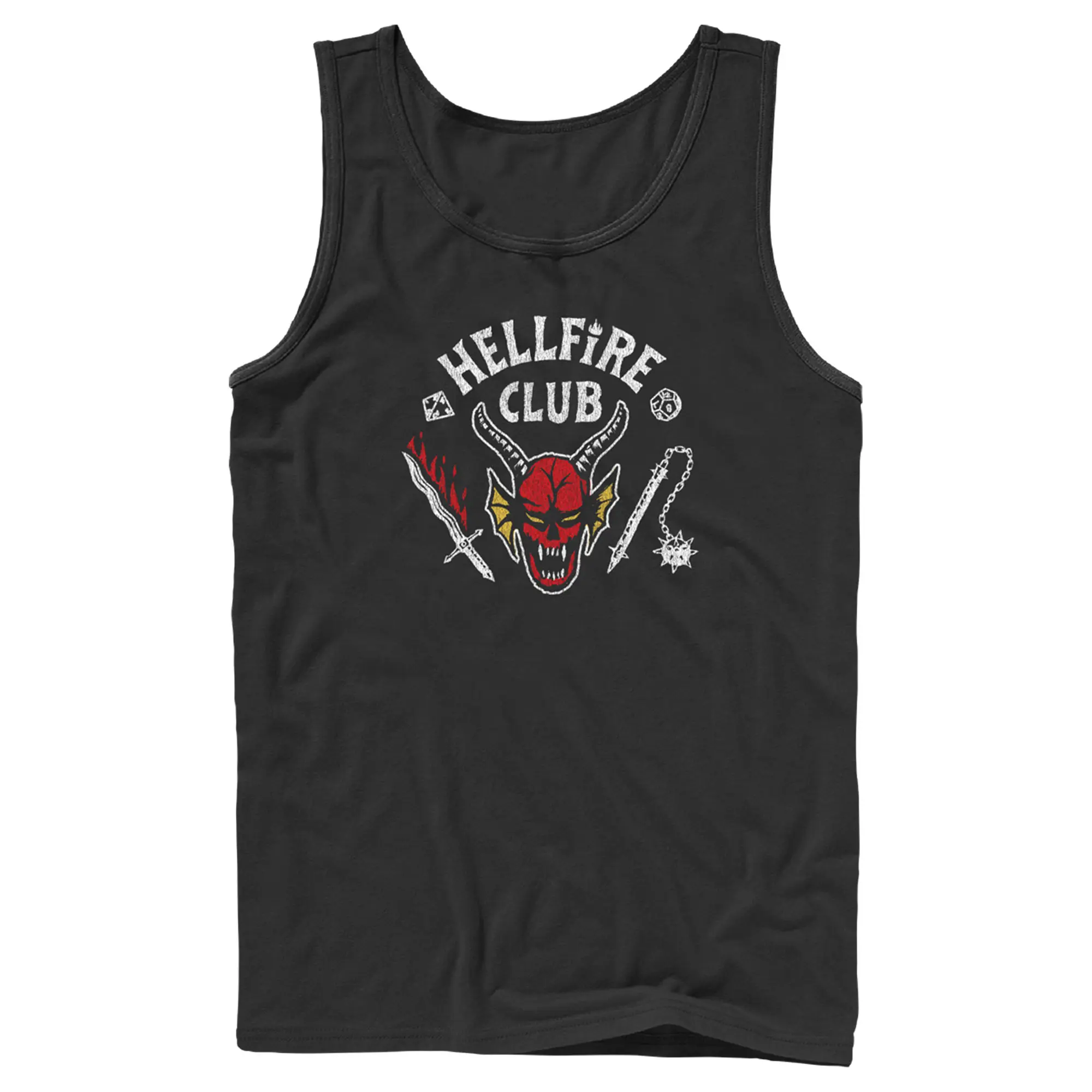 Men's Stranger Things Hellfire Club Costume Tank Top