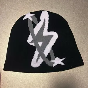 New Black Cotton Through The Storm Beanies