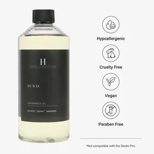 Hotel Collection My Way 500ml Essential Oil Scent - Luxury Hotel Inspired Aromatherapy Scent Diffuser Oil - Inspired By The One Hotel Miami Beach Fragrance Freshener