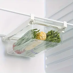 Compact Hanging Fruit Vegetable Box, Food Grade Preservation Storage Solution, Refrigerator Fridge Organizer for Multiple Scenarios