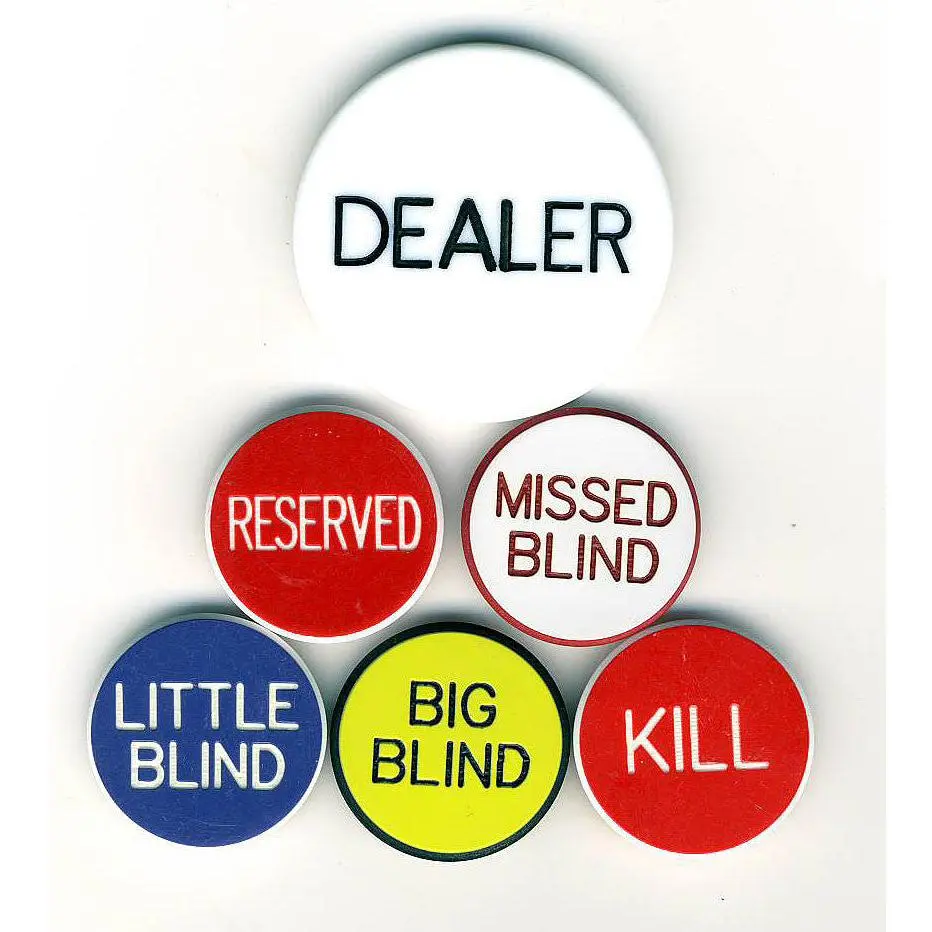 Dealer Button & Lammer Poker Set Dealer Button & Lammer Poker Set