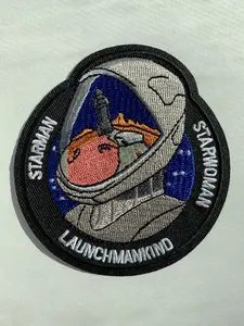 SpaceX Starwoman and Starman To Mars BFR DRAGON NASA 2024 3.5 Mission PATCH