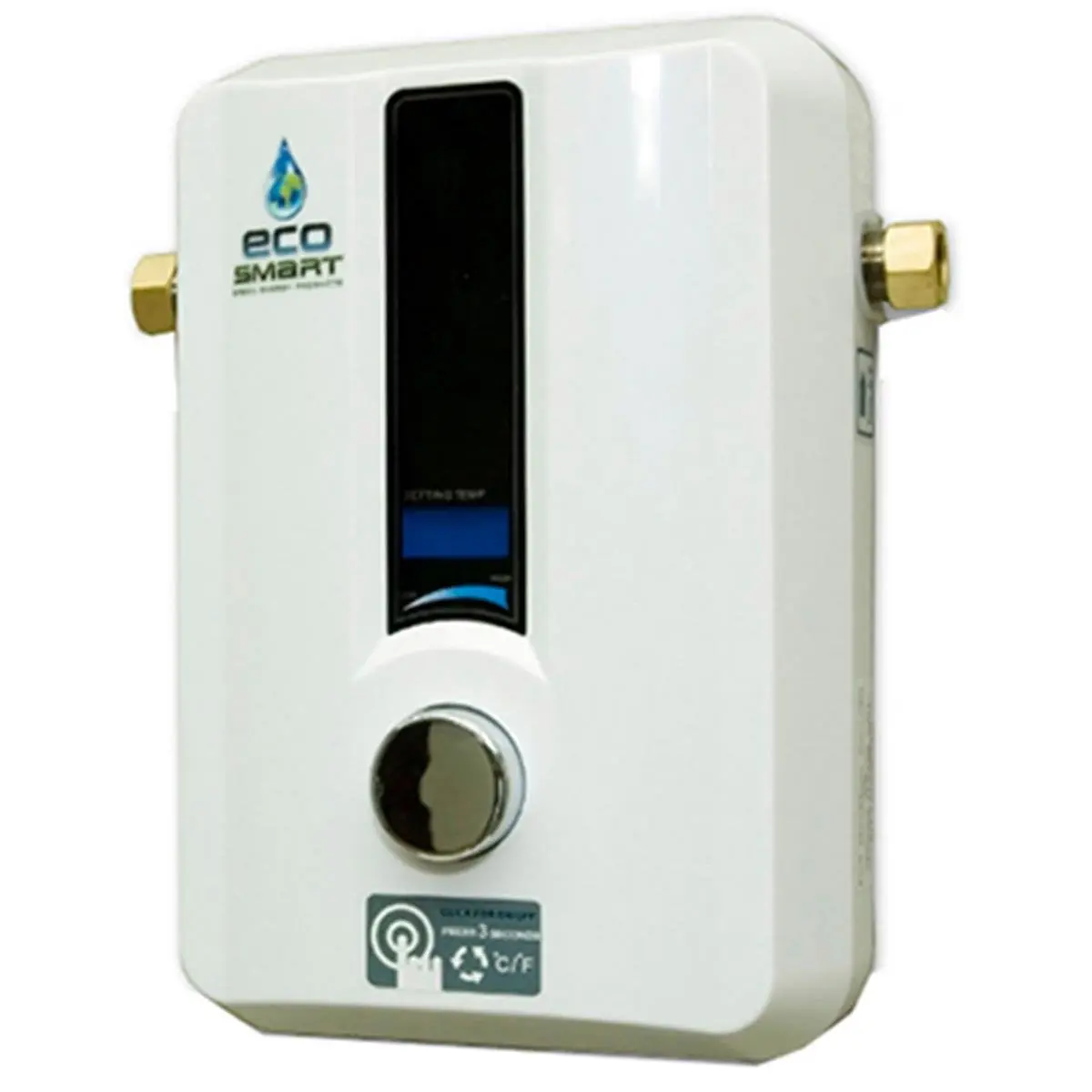 212 MAIN 240V Electric Tankless Water Heater, Household Appliances with Digital Control and NPT Fittings for Home Use