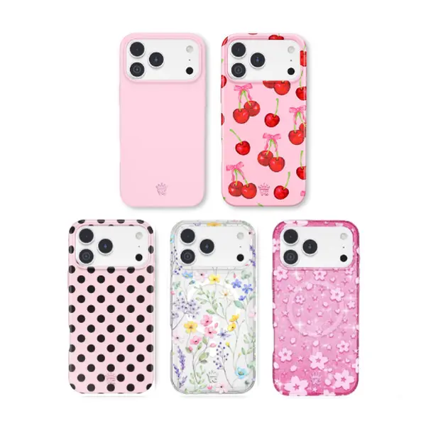 Velvet Caviar Feminine Floral Cherry Flower Shockproof iPhone Case - Decorative Smartphone Protector, Wireless Charge Compatible Casing, Durable Cover, Mobile Phone Accessory