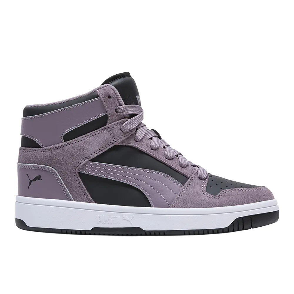 PUMA Womens Rebound Layup Marshmallow Lace Up Sneakers Shoes Casual - Black