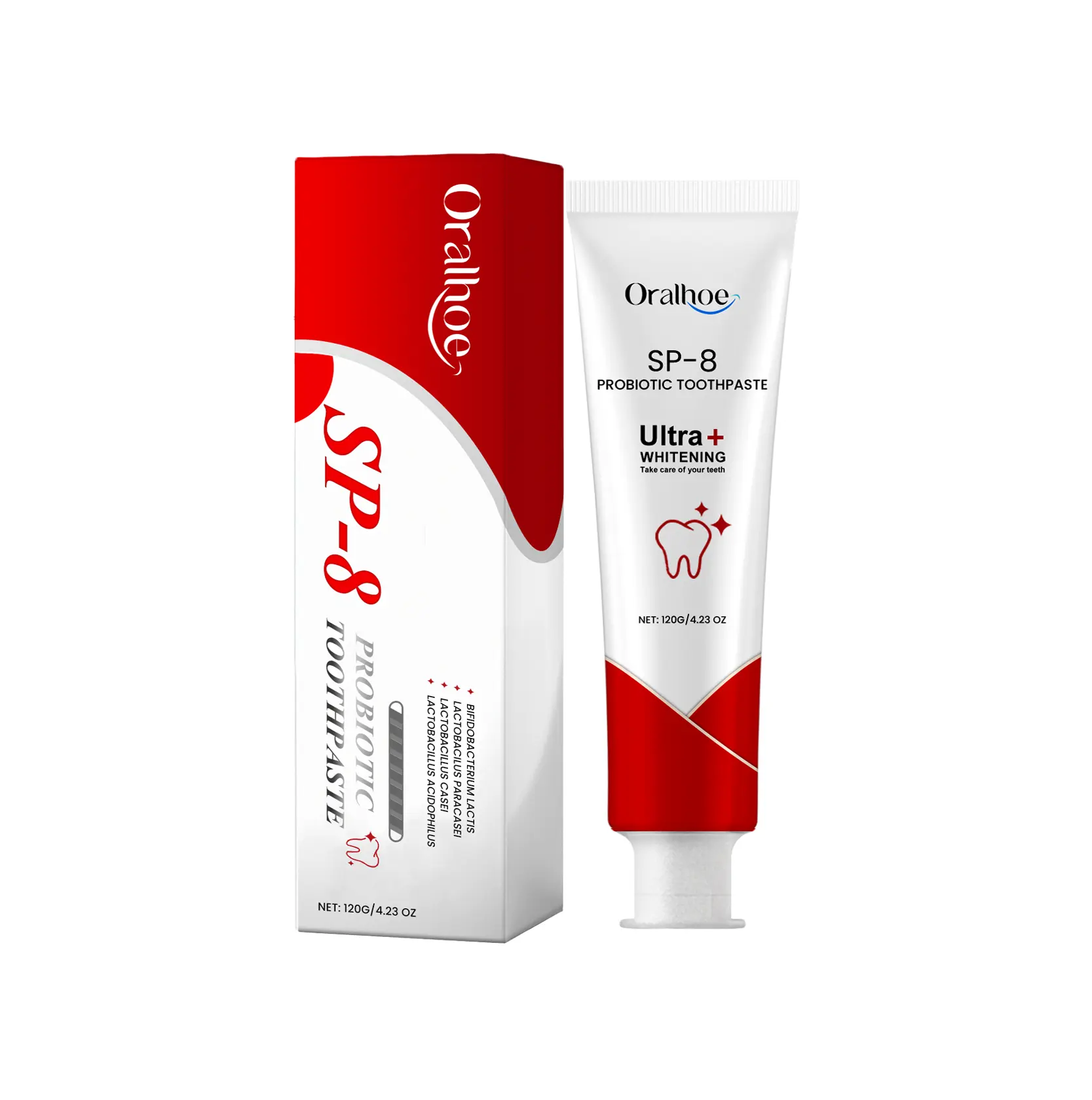 SP-8 Probiotic Whitening Toothpaste,Deep Cleaning Care Teeth,Oral Health,Teeth Whitening,Gum Care,Fresh Breath,Probiotic Toothpaste for Adults 1pcs