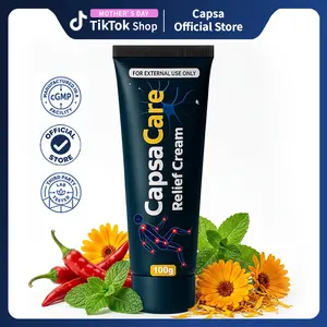 【Capsa Official】Capsa Neuropathy Cream - Soothing Cream for Feet, Legs, Hands, Etc. Capsaicin Menthol Gentle Daily Body Care | 100g