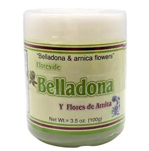 Plantimex Belladona & Arnica Flowers Cosmetic Ointment - Menthol-Infused Nourishing Oil Cream, 3.5oz (100g) Moisturizing Hydrating Skin Repair Pack for Makeup Prep