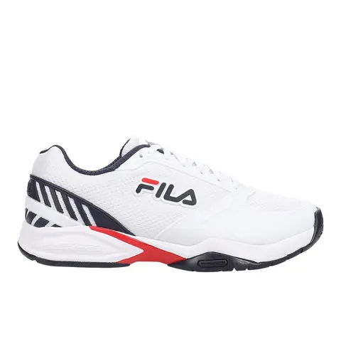 Fila Mens Volley Zone Pickleball Pickleball Sneakers Shoes - White