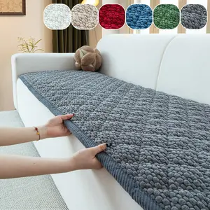 Soft Plush Sofa Cushion, Breathable Fabric Design, Multiple Sizes & Colors Available, Pet-Friendly Comfort Seat Pad