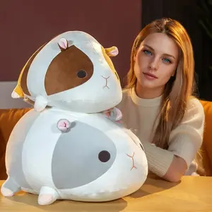 Soft Cute Hamster Plush Toy Doll, Down Cotton Filling, Huggable Stuffed Animal, Creative Hamster Mouse Pillow, Birthday Party Gift, Home Decoration