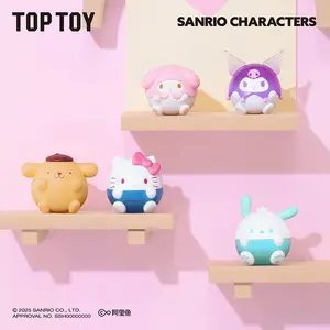 TOPTOY Roundy Mini Figures – Surprise Bags & Sealed Hobby Box, Cute Desk/Shelf Decor for Home/Office, Perfect Thanksgiving and Christmas Gift for Collectors, Kid & Sanrio Fans