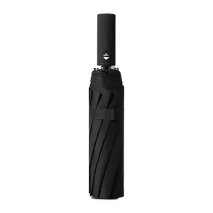 Large Automatic Folding Umbrella, Dual Use Rain and Sun Protection, Wind Resistant Coating, Big Size Travel Umbrella
