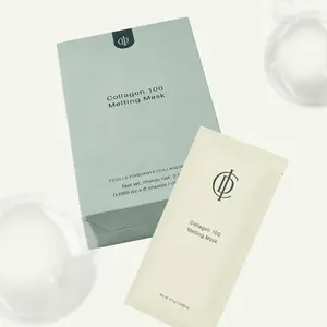 Riman Collagen 100 Melting Mask Fast Absorbing Formula with Electrospun Nanofibers for Bouncy Luminous Skin Care Serum Cream Smoother Sheet