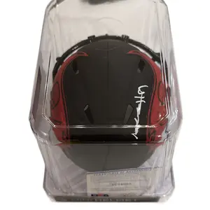 The Real Autograph Riddell Buccaneers Mini Helmet Signed by Antonio Brown Authentic PSA Authentication Football Fan Collector Item