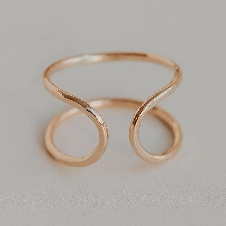 Hello Adorn Revolve Ring - Any Occassion Cuff Ring Jewelry - Fashion Accessory
