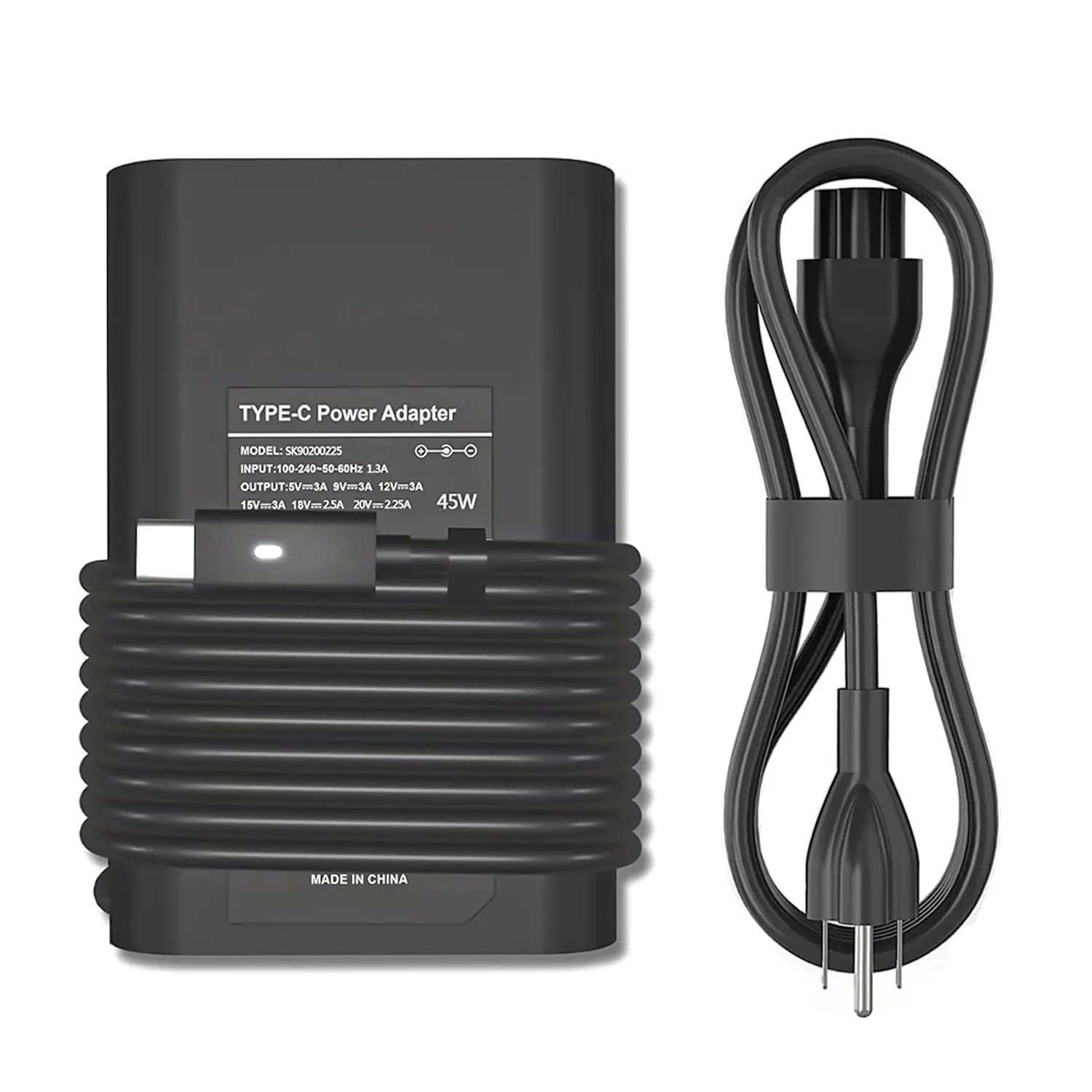 65W 45W for Dell USB C Charger Latitude 5420 5520 7320 7370 7420 Chromebook 3100 2 in 1 XPS Series LA65NM170 HA65NM170 02YK0F 0M1WCF Type C Power Cord Dell Laptop Charger Replacement