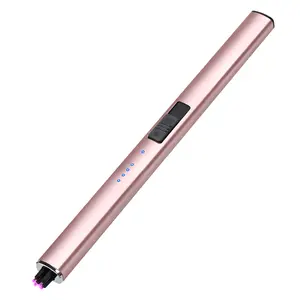 Candle Electric Lighter Dual Arc Lighters for Candle,Electric Arc Ignition Windproof Pulse Flameless Plasma Ignition Candle Lighters USB Rechargeable Lighter Kitchen Outdoor